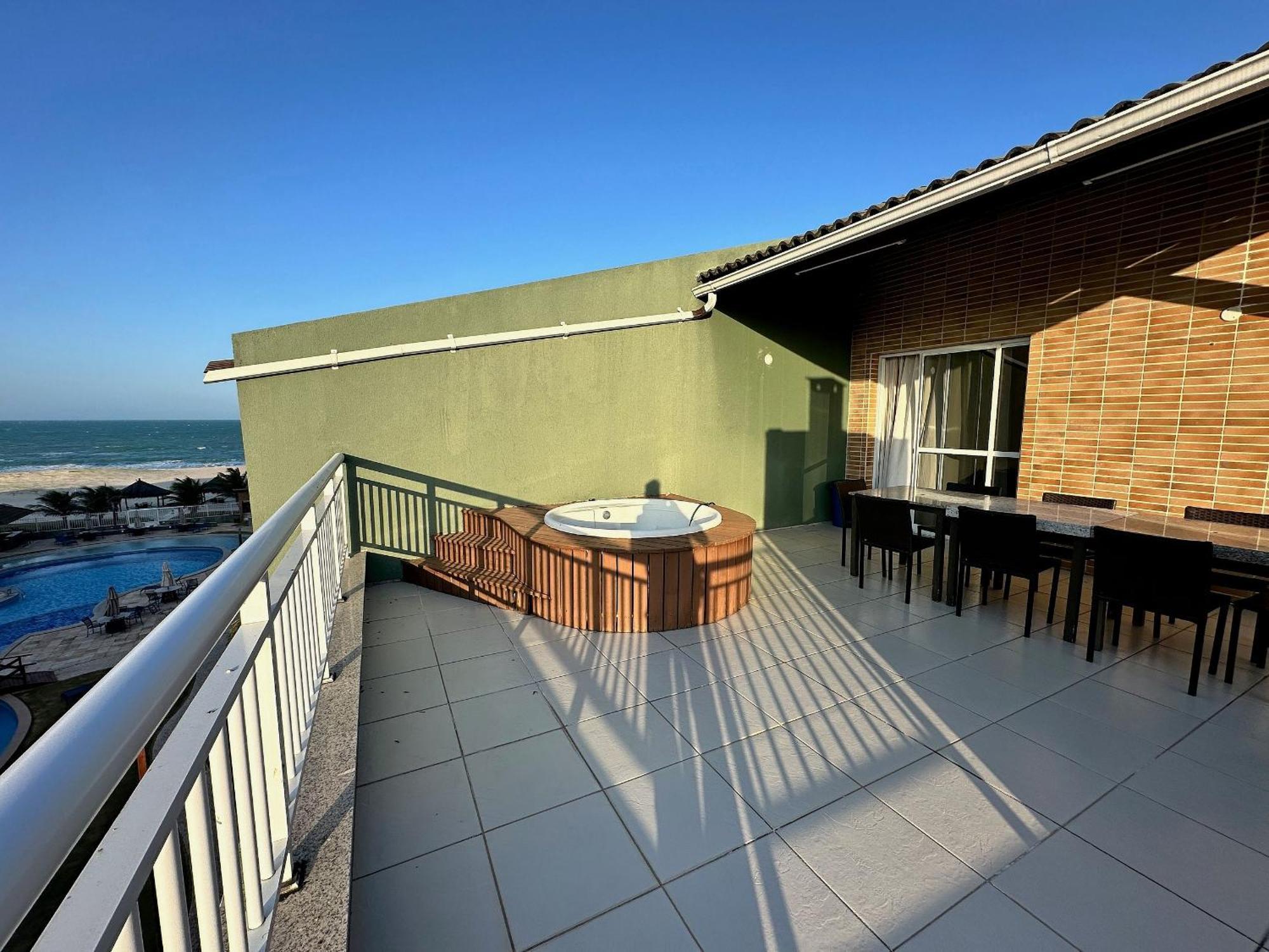 Terramaris - Aptos Vista Mar, Pe Na Areia, Vizinho Ao B Park Aquiraz Ngoại thất bức ảnh