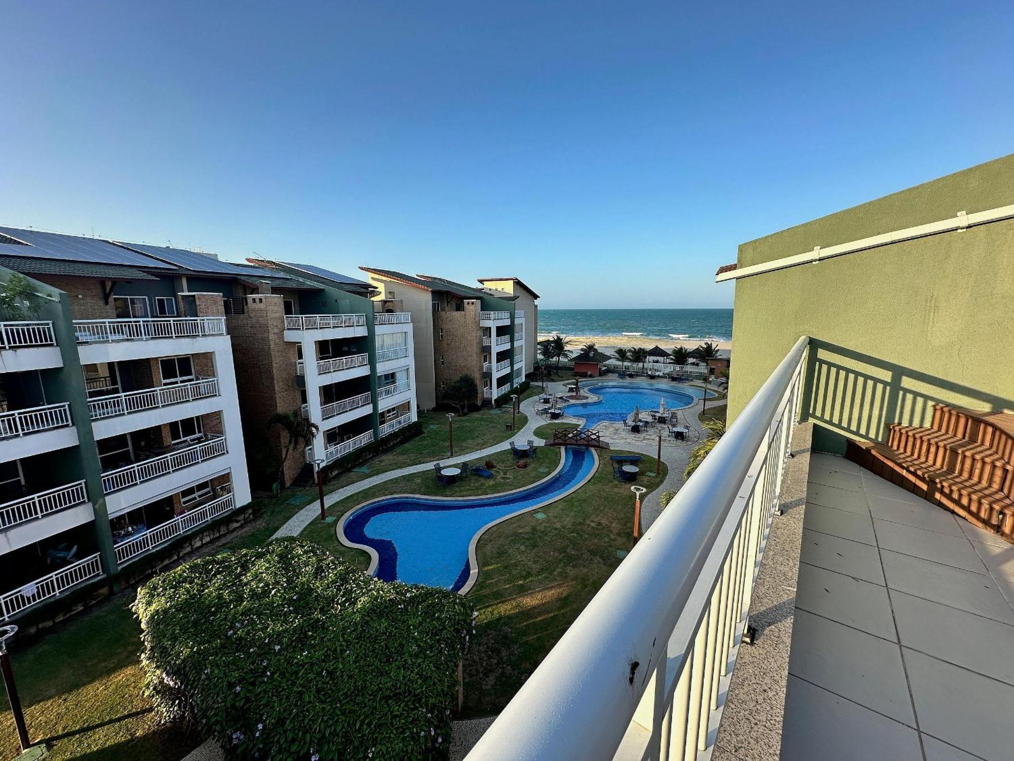 Terramaris - Aptos Vista Mar, Pe Na Areia, Vizinho Ao B Park Aquiraz Ngoại thất bức ảnh