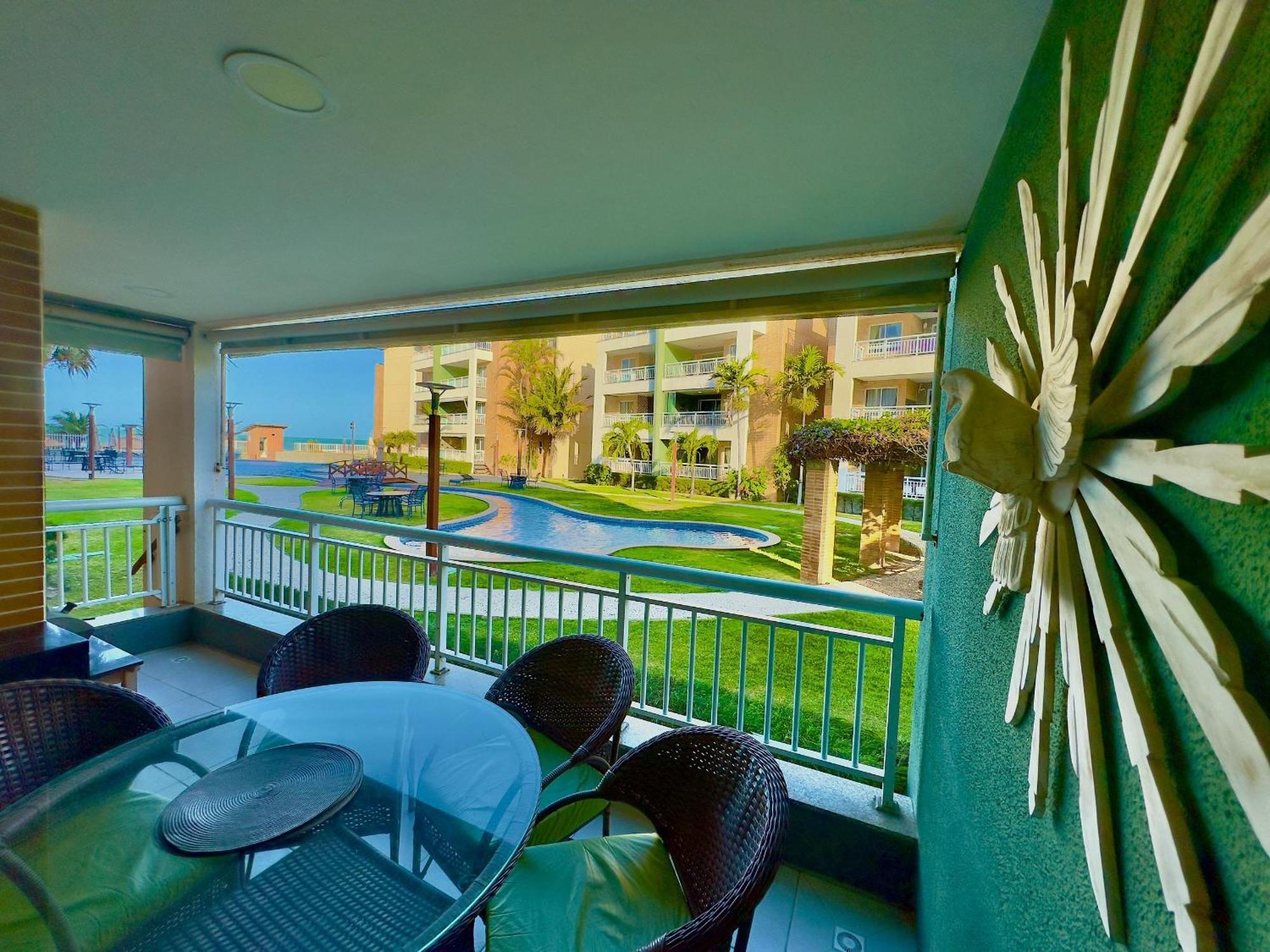 Terramaris - Aptos Vista Mar, Pe Na Areia, Vizinho Ao B Park Aquiraz Ngoại thất bức ảnh