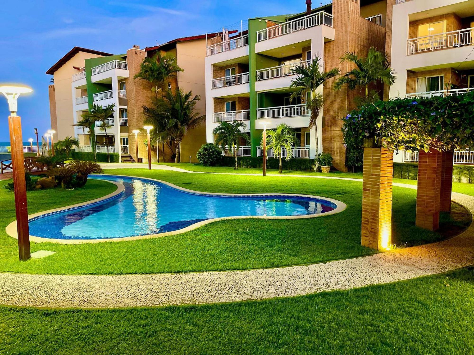 Terramaris - Aptos Vista Mar, Pe Na Areia, Vizinho Ao B Park Aquiraz Ngoại thất bức ảnh