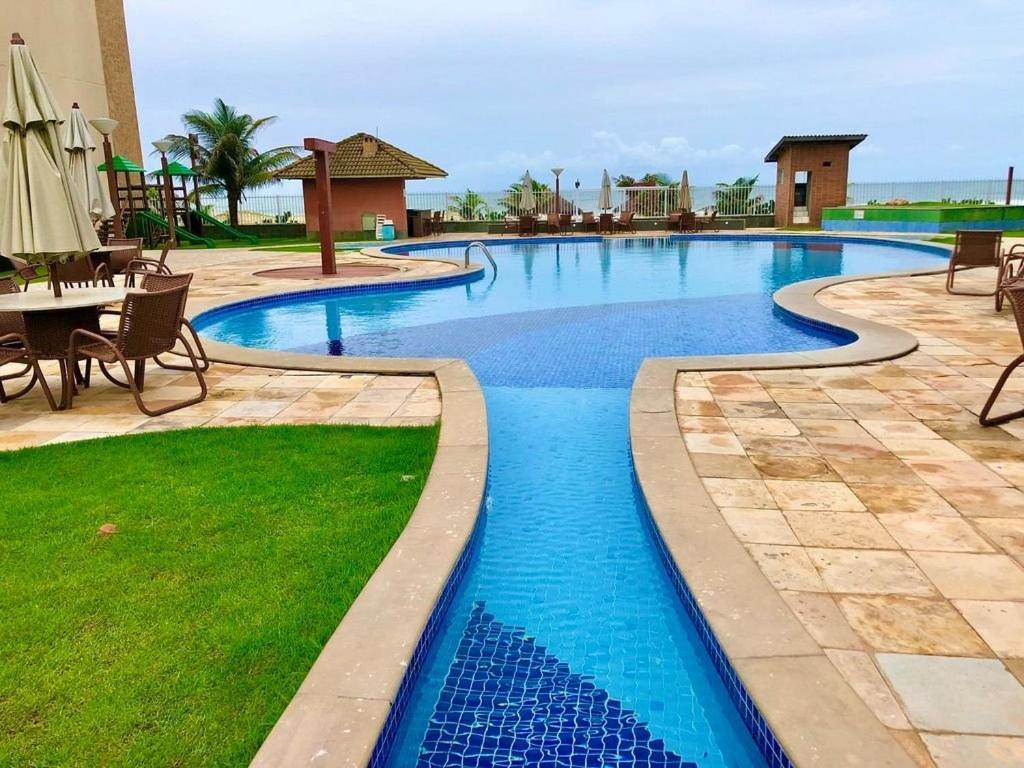 Terramaris - Aptos Vista Mar, Pe Na Areia, Vizinho Ao B Park Aquiraz Ngoại thất bức ảnh